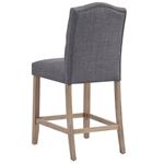 Lucian 26 Inch Grey Counter Stool 203-157 Back