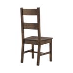 Coleman Rustic Side Chair Brown 107042 back