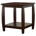 Dixon Espresso Square Wood End Table 701077-4