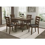 Darla Brown Dining Side Chair 5712S in set