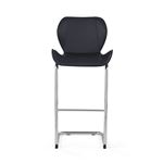 Modern Black Bar Stool D1446BS Front