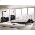 Milan Black Modern King Bed-2