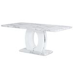 Global Furniture D894Dt Faux marble Dining Table