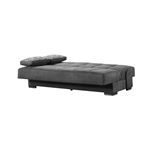 Soho Grey Upholstered Convertible Sofa Bed with-2