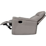 Modern Grey Italian Leather Chair 8501 By ESF Furniture 2