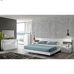 Amora White Premium Panel Bed-2
