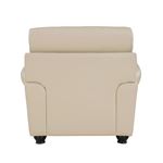 Foxborough Cream Leather Rolled Arm Chair 9269C-4