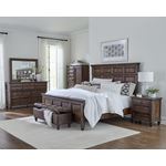 Avenue Weathered Burnished Brown Rectangle Mirro-3
