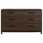 Coaster Edmonton Tobacco 6 Drawer Dresser 3