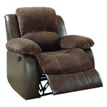 Granley Chocolate Reclining Chair 9700FCP-1 Open