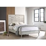 Ramon Metallic Sterling Full Panel Bed 222701F-4