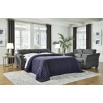 Miravel Gunmetal Fabric Queen Sofa Bed 46204-2