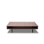 Modrest Stilt Modern Walnut Coffee Table 2