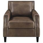 Leaton Brown Sugar Leather Chair 509443-4