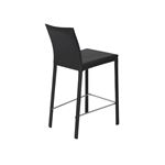 Hasina Black Counter Stool 38626BLK by Euro Style Back