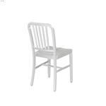 Cafe Side Chair Matte Aluminum 04180 - Set of 2-4