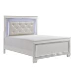 Allura White Queen Panel Bed 1916W-1-2