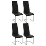Montclair Modern Side Chair Black 100515BLK 3