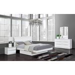 Aurora White Queen Storage Bed in Set