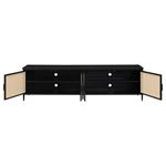 Amherst Black 78 inch Metal TV Stand Media Cons-4