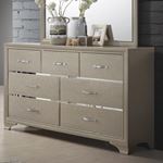 Beaumont Champagne 7 Drawer Dresser 205293-4