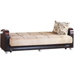 Luna Sofa Bed in Fulya Brown by Istikbal Open
