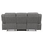 Higgins Grey Pillow Top Arm Reclining Sofa 60226-4