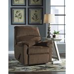 Nerviano Chocolate Fabric Recliner 10802-4