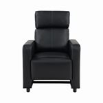 Toohey Black Leatherette Home Theater Push Back-2