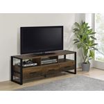 James Dark Pine 60 inch 3 Drawer TV Stand 70428-2