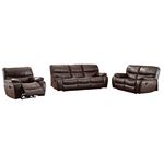 Pecos Brown Leather Reclining 8480BRW-3