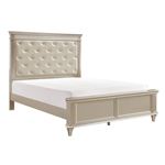 Homelegance Celandine Silver Panel Bed 1928 Side
