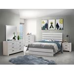 Marion Coastal White Queen Panel Bed 207051Q-2