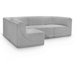 Ollie 98 inch Grey Boucle Fabric Sectional-2