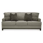 Kaywood Granite Fabric Sofa with Wood Trim 5630-2