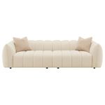 Winchester Sand Pebble Boucle Extra Long Sofa 5-2