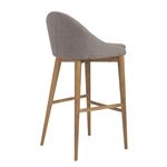 Baruch Dark Grey Counter Stool 38677DKGRY Back