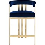 Marcello Navy Velvet Counter Stool-4