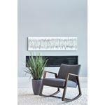 Gianna Dark Grey and Walnut Rocking Chair 60328-2