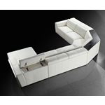 Contemporary Leather Sectional- 2