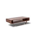 Modrest Avis Modern Walnut Matte Coffee Table 2