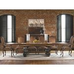 Sanctuary Refectory Dining Table Two Tone Ebony-4