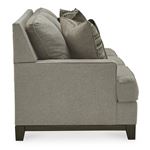 Kaywood Granite Fabric Sofa with Wood Trim 5630-4