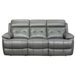 Lambent Grey Leather Reclining Sofa 9529GRY-3-2