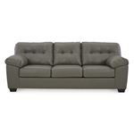 Donlen Grey Leatherette Sofa 59702-2