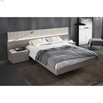 The Porto Premium Queen Bed in Grey by JM-2