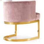 Gianna Pink Upholstered Velvet Dining Chair-2