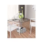 Galaxy Dining Table 102151 Chrome - 2