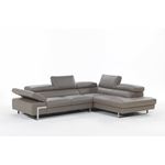 IDP Briana Leather Sectional Open 1