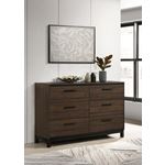 Coaster Edmonton Tobacco 6 Drawer Dresser 2